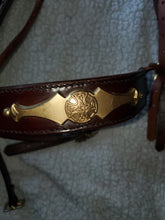 Load image into Gallery viewer, Handmade Celtic Style Headstall with Noseband - WOW!