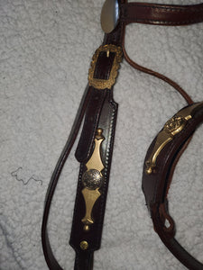 Handmade Celtic Style Headstall with Noseband - WOW!