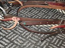 Load image into Gallery viewer, Weaver turquoise cross bridle