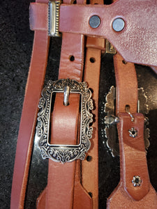 Large Horse Dragon Lasered Headstall