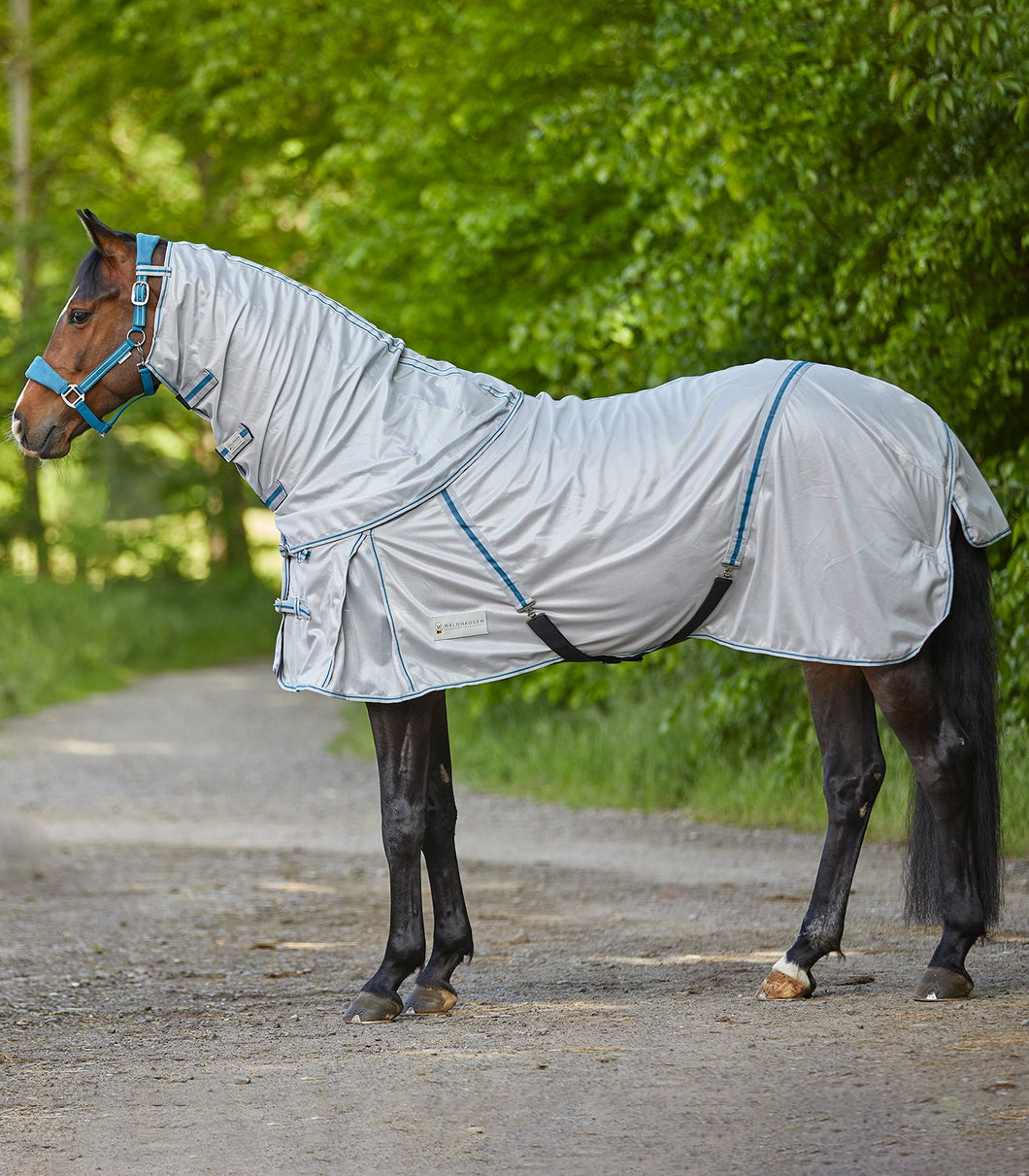 PROTECT FLY RUG FEATURING A DETACHABLE NECK PART by Waldhausen